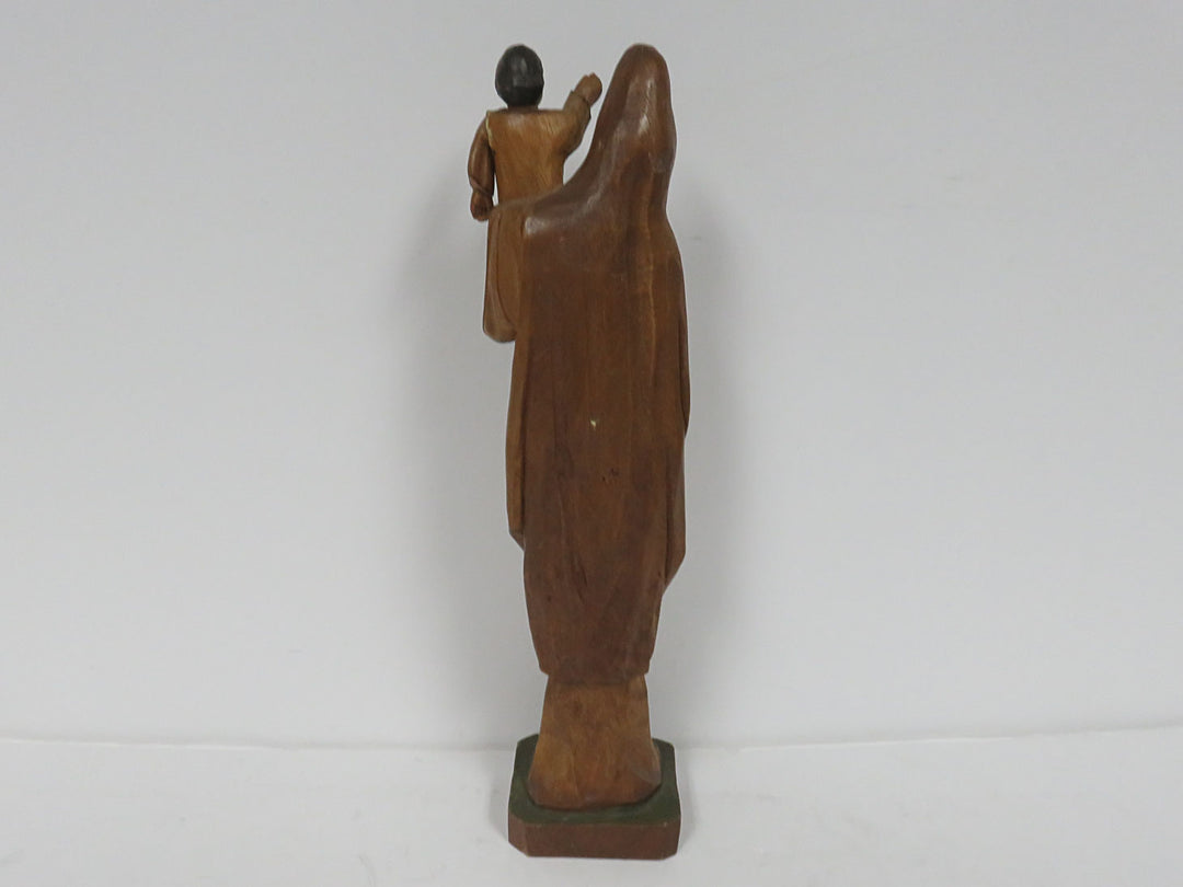 Carved Madonna and Child