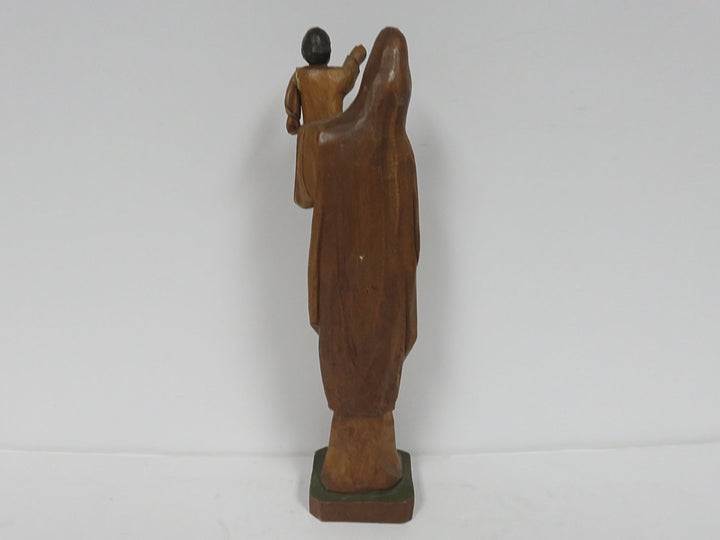 Carved Madonna and Child