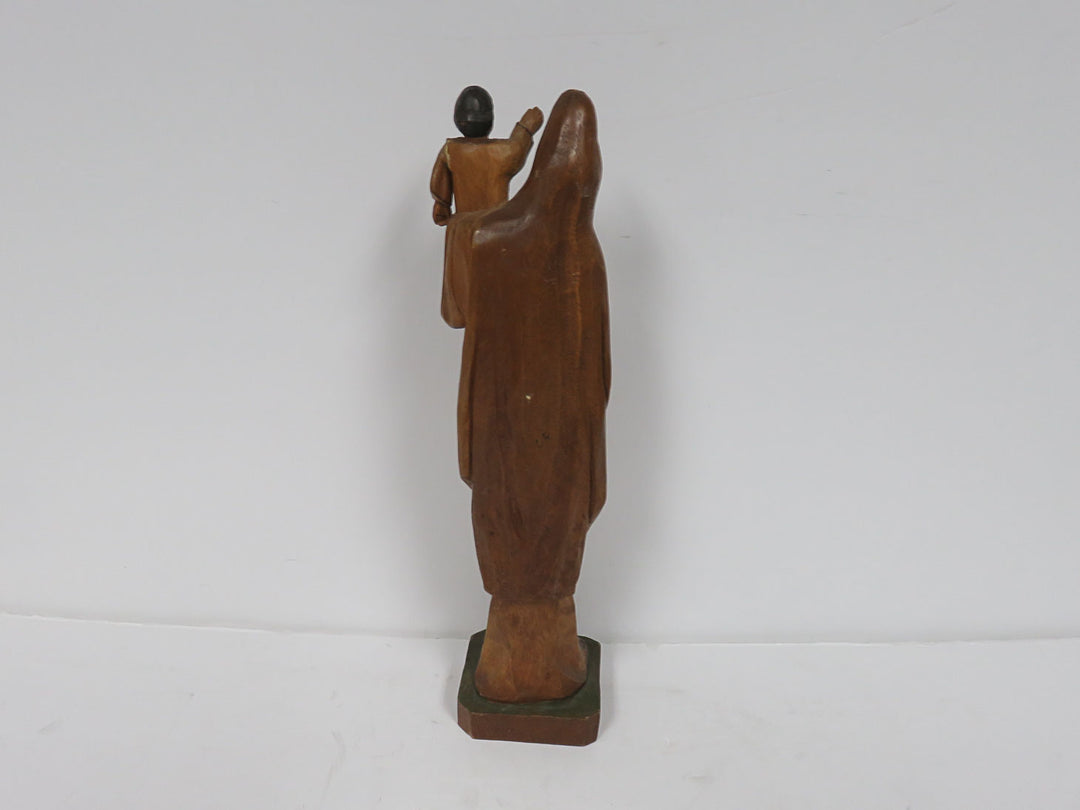 Carved Madonna and Child