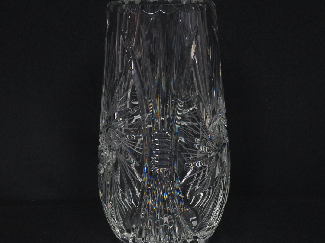 Large Crystal Vase