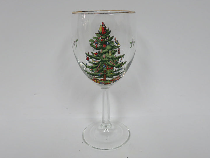 Spode Christmas Wine Glasses