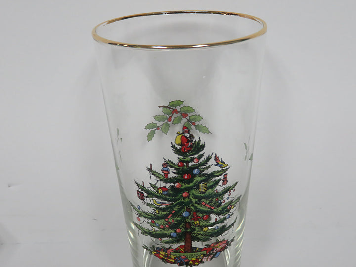 Spode Christmas Highball Glasses