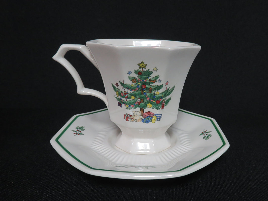Nikko Christmas Cups and Saucers