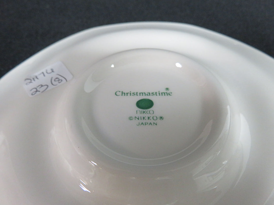 Nikko Christmas Cups and Saucers
