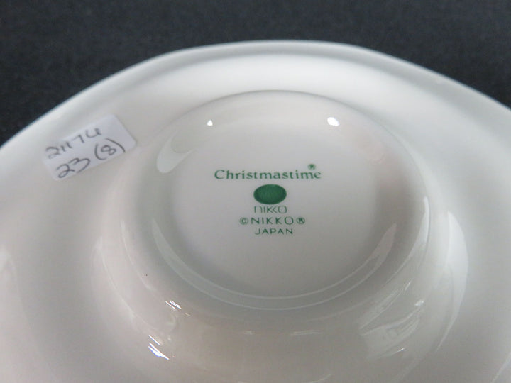 Nikko Christmas Cups and Saucers