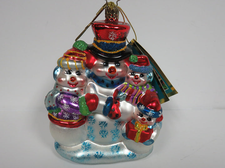 Radko "Snowy Squad" Ornament