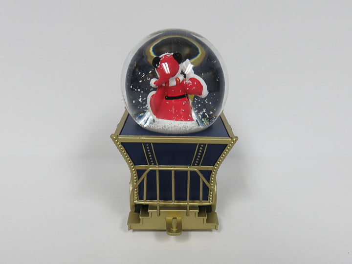 Mickey Mouse in snow globe on train music box