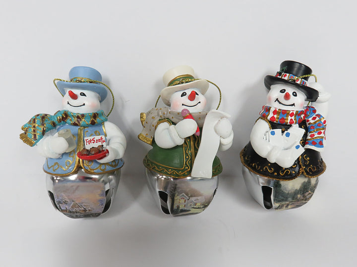 Thomas Kinkade "Snow-bell Holidays" Ornaments