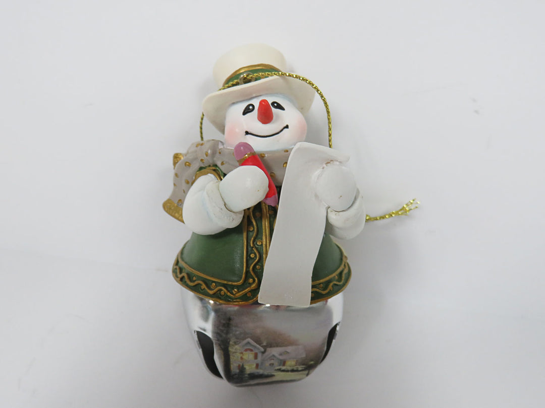 Thomas Kinkade "Snow-bell Holidays" Ornaments