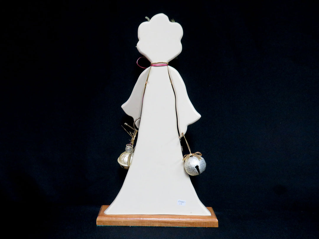 Wooden Angel with Instruments