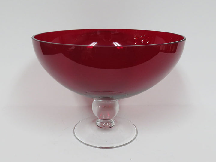 Crate & Barrel Red Bowl