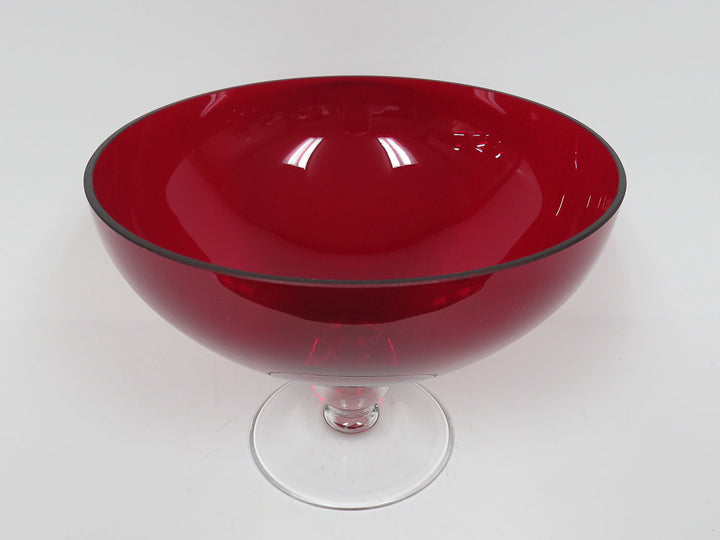 Crate & Barrel Red Bowl