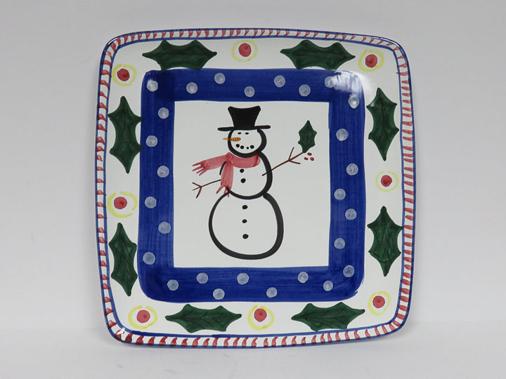 Italian Snowman Platter