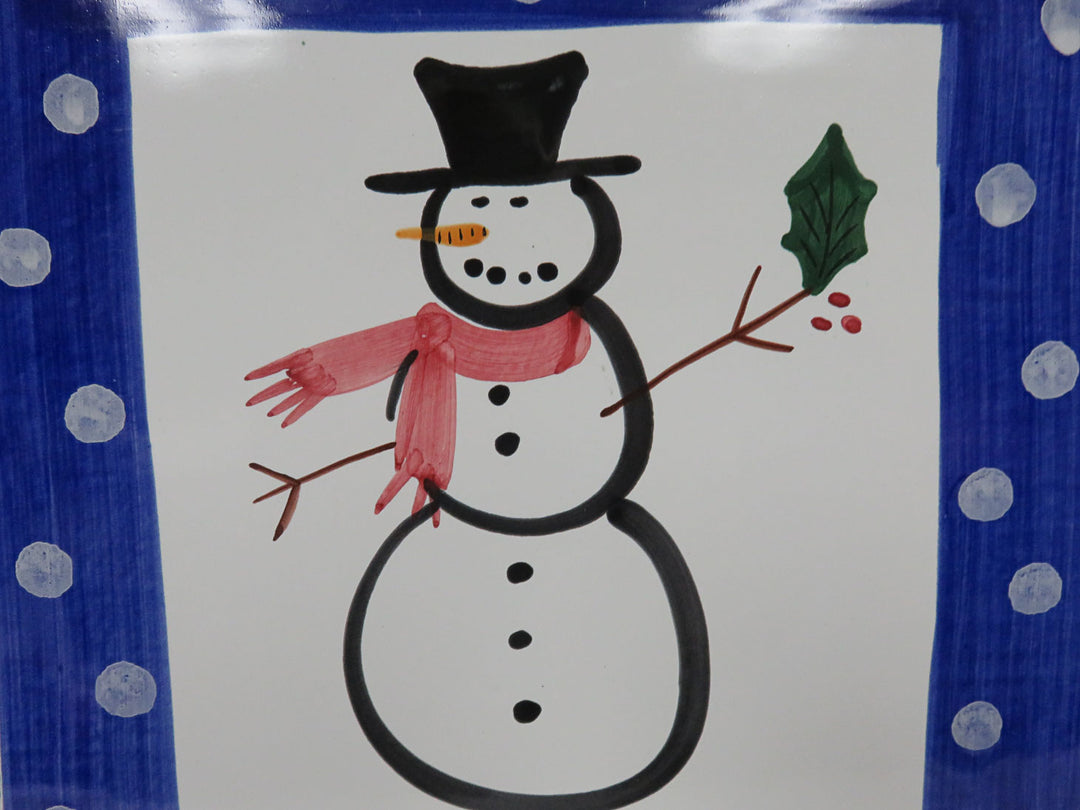 Italian Snowman Platter