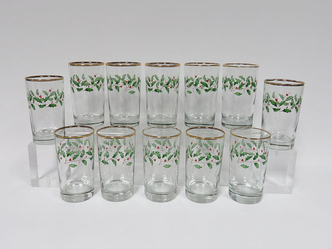 Lenox "Holiday" Juice Glasses