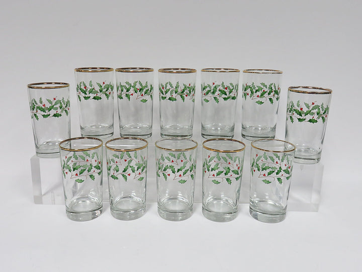 Lenox "Holiday" Juice Glasses