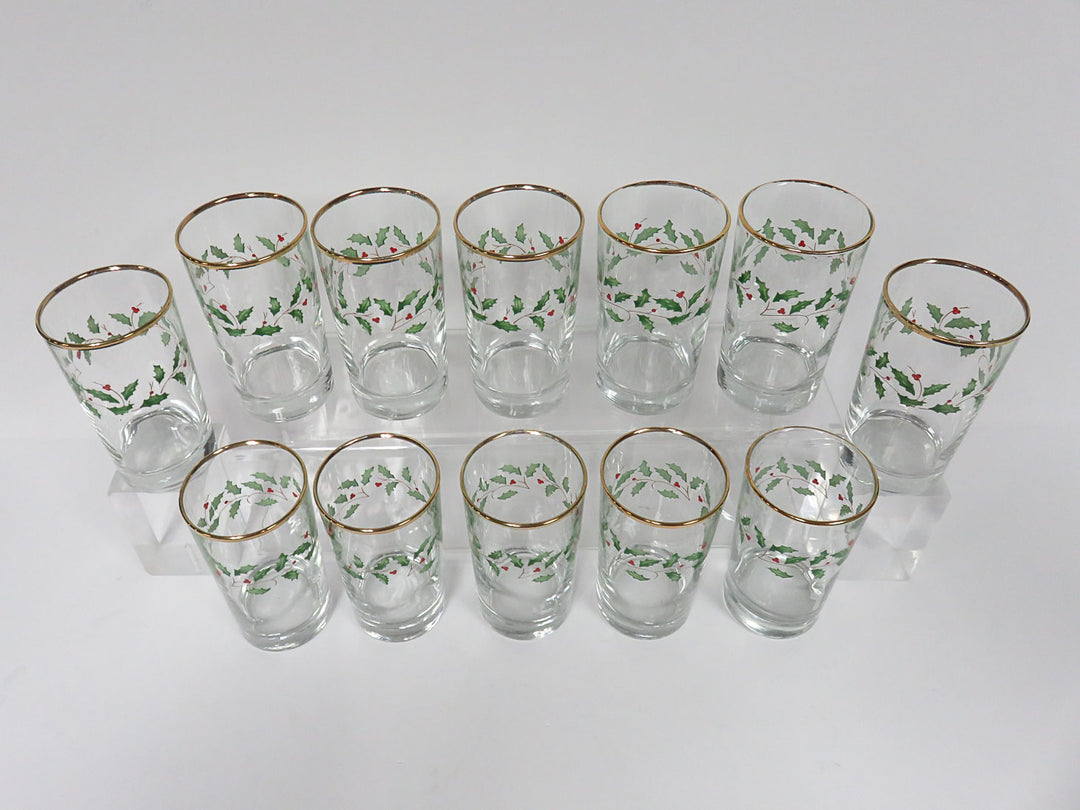 Lenox "Holiday" Juice Glasses