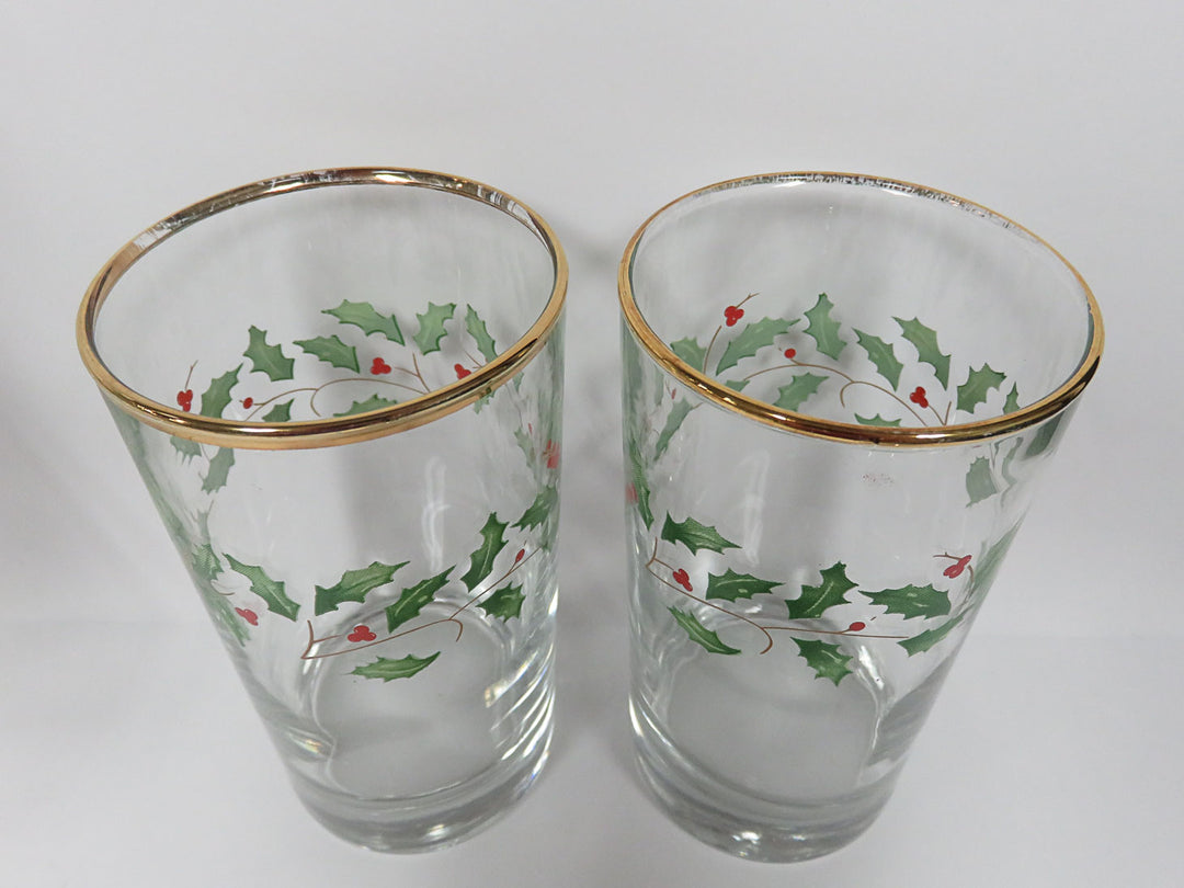 Lenox "Holiday" Juice Glasses