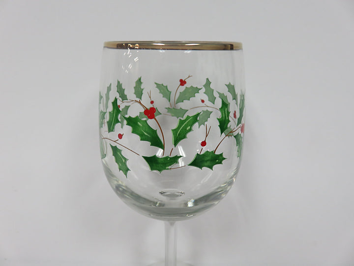 Lenox "Holiday" Wine Glasses