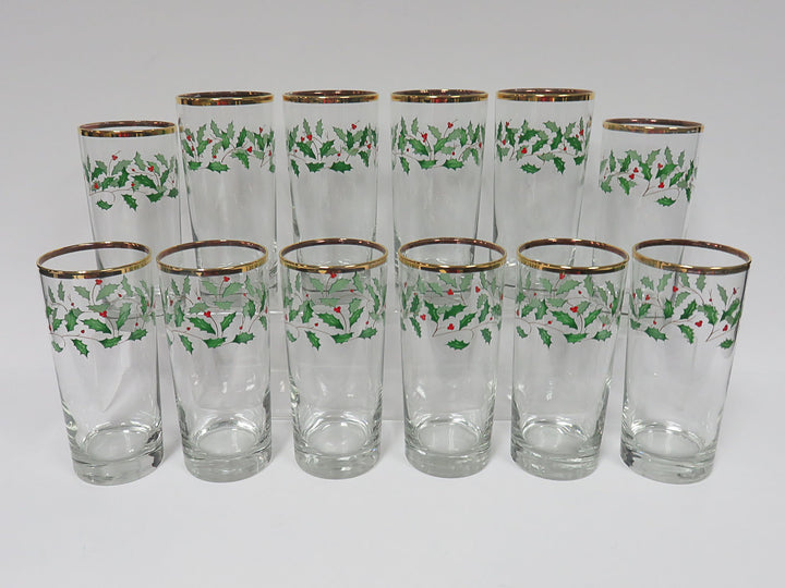 Lenox "Holiday" Highballs