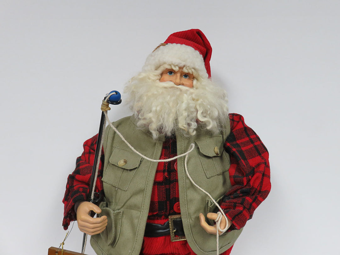 Gone Fishing Santa with Gear