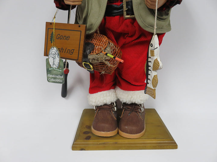 Gone Fishing Santa with Gear