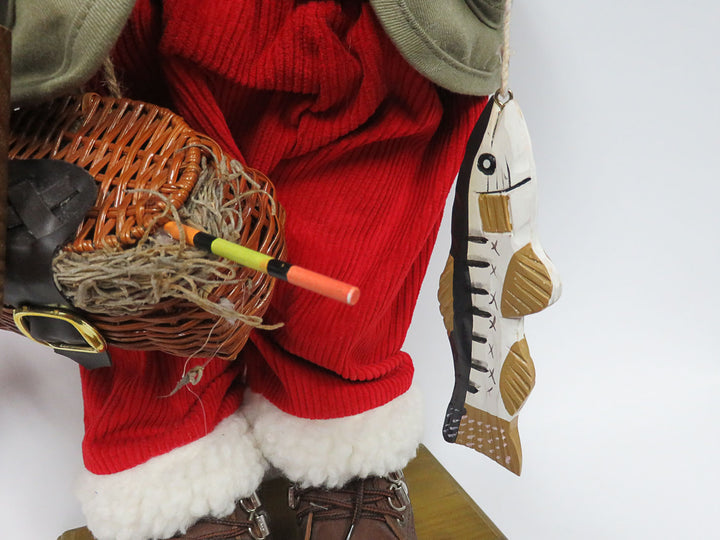 Gone Fishing Santa with Gear