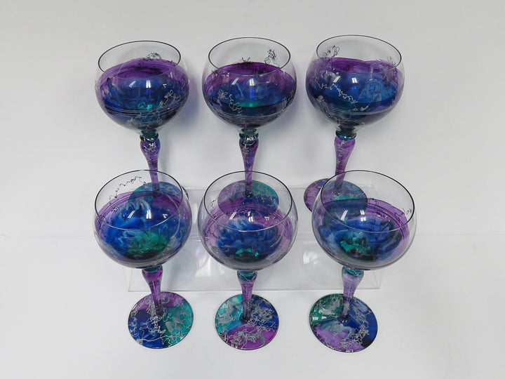 Decorative Wine Glasses
