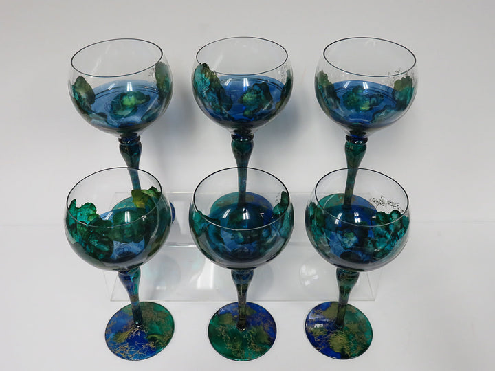 Decorative Wine Glasses