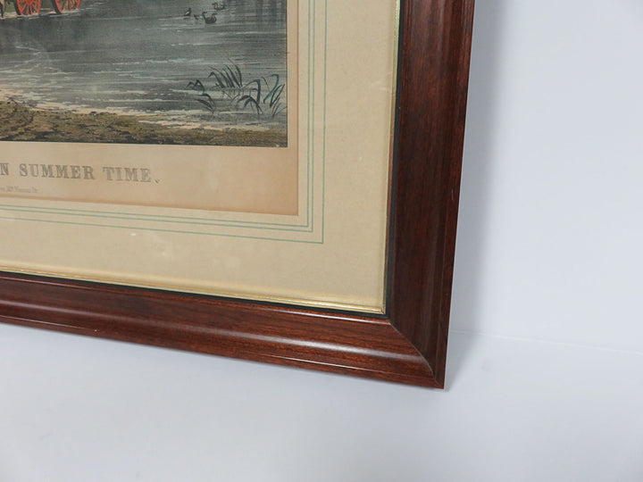 Currier and Ives Antique Print