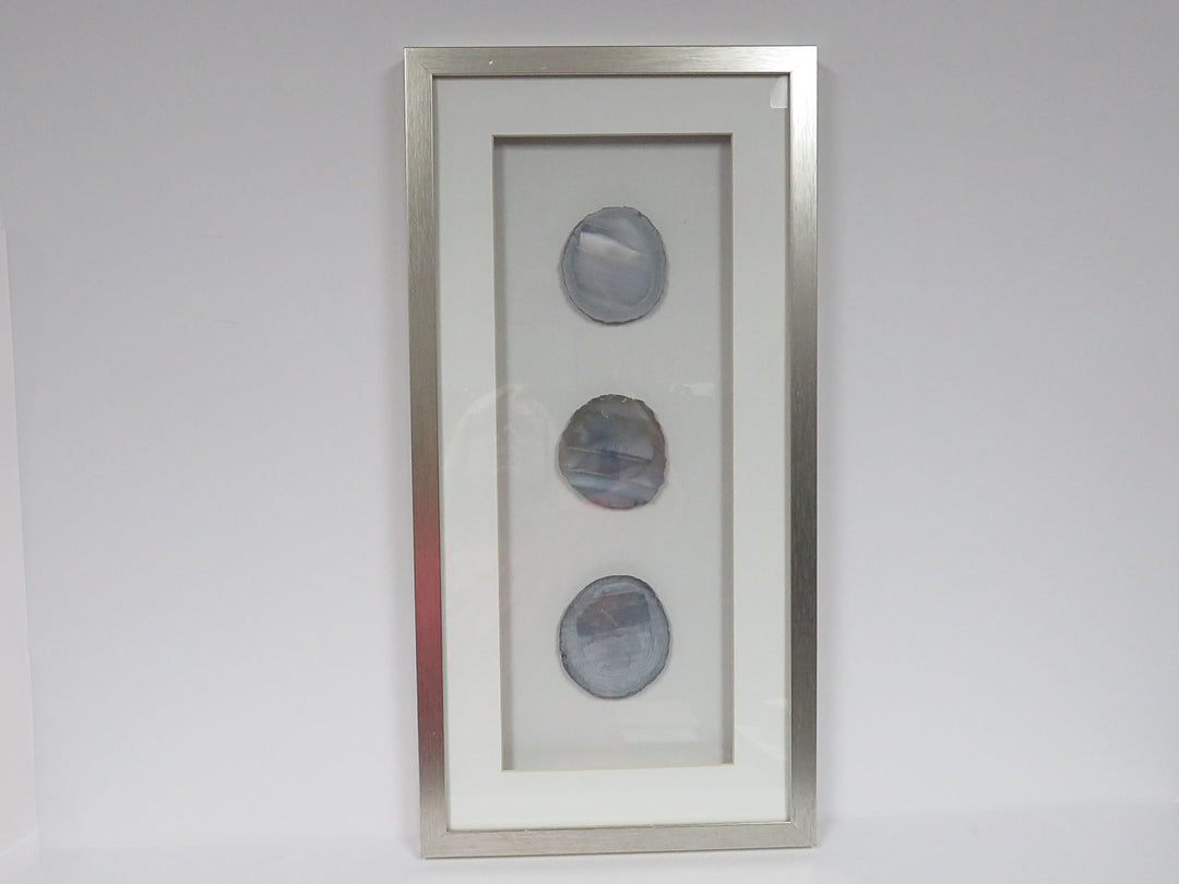 Geodes in Glass Frame