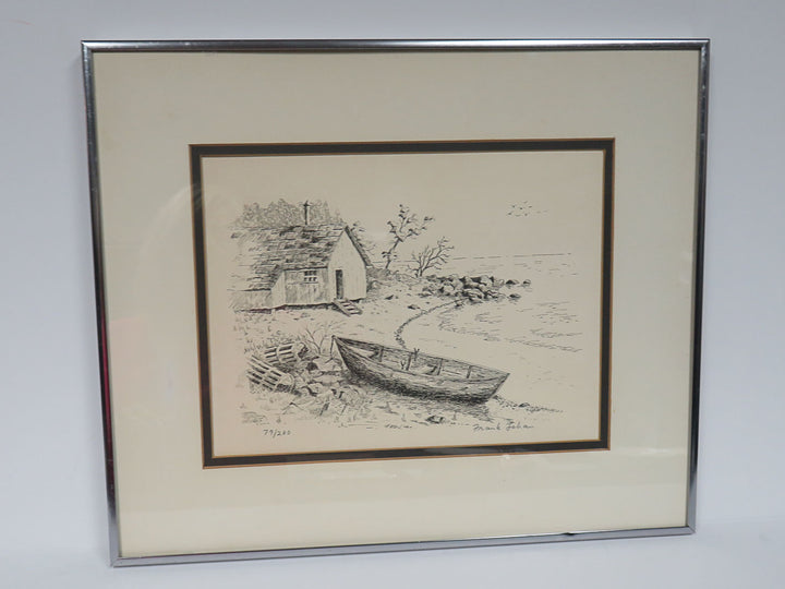 Vintage Fishing Print