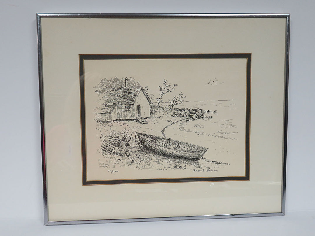 Vintage Fishing Print