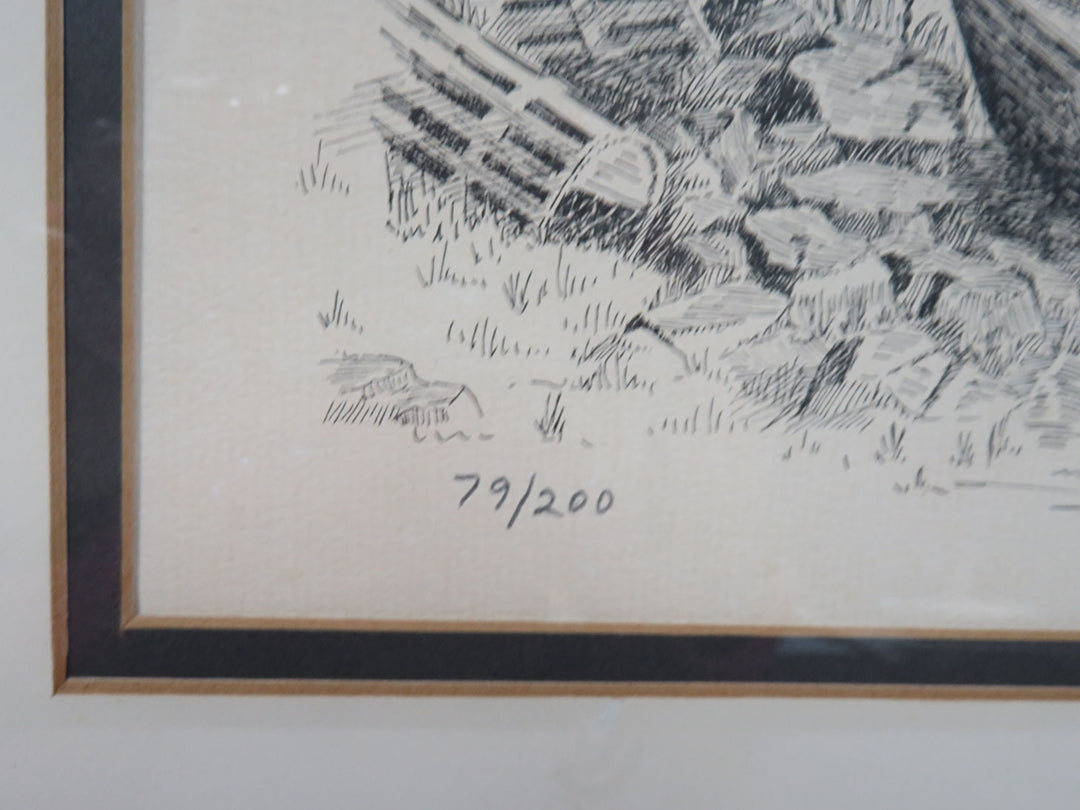 Vintage Fishing Print