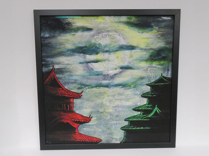 Full Moon Castles Fantasy Print