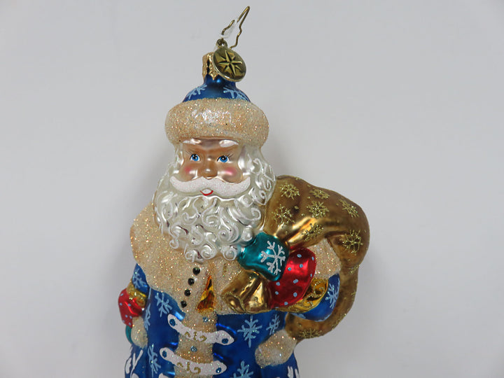 Radko Polar Santa Ornament