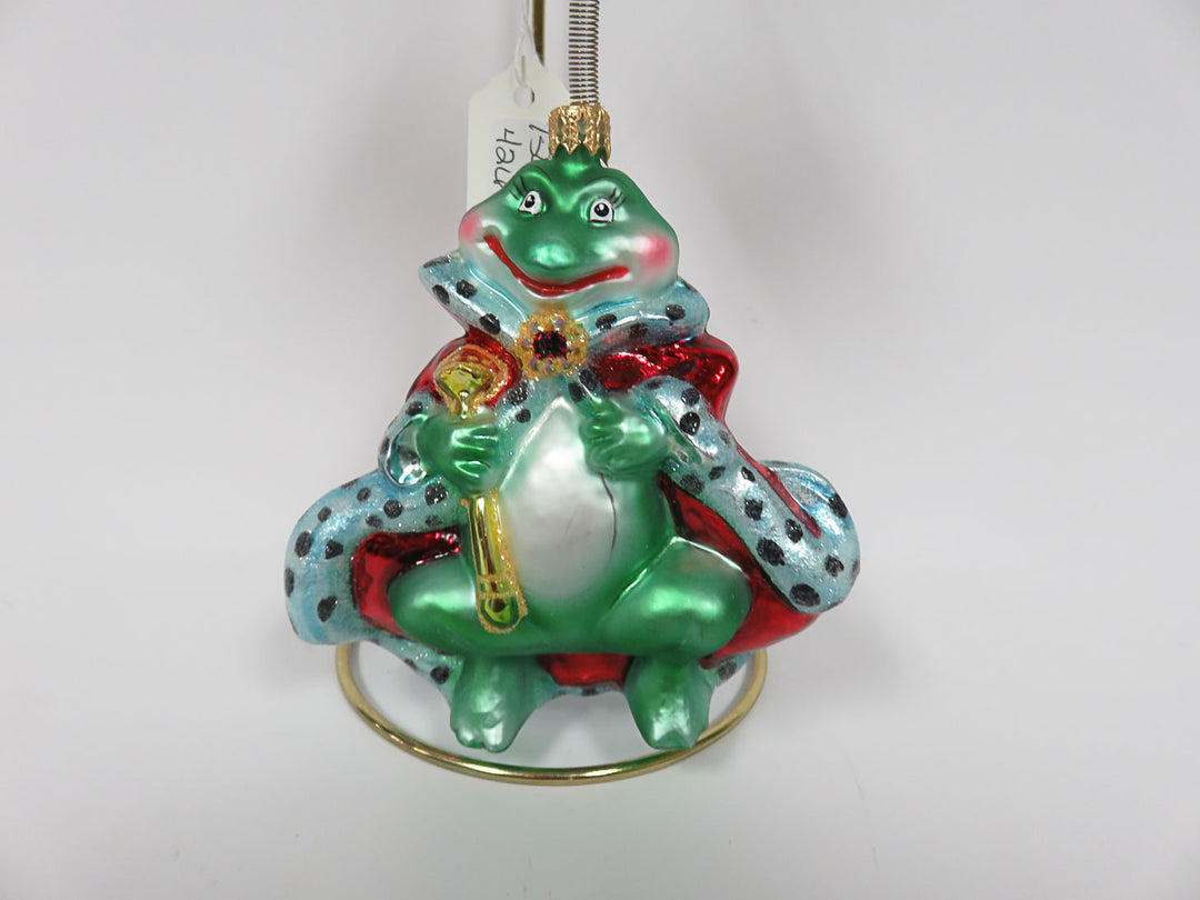 Radko Springing Frog Ornament