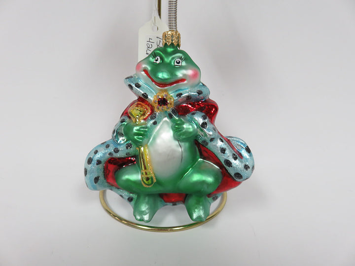 Radko Springing Frog Ornament