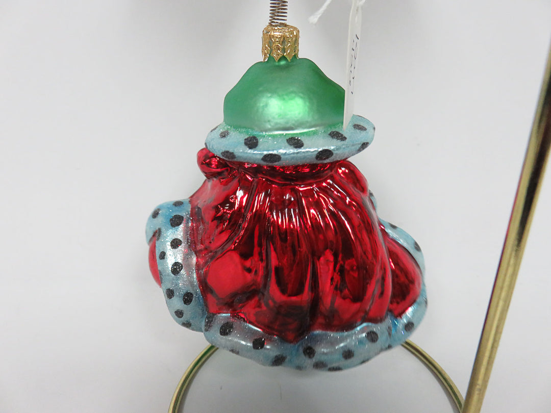 Radko Springing Frog Ornament