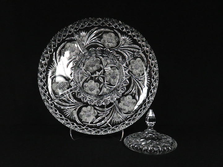 Vintage Divided Dish with Dome