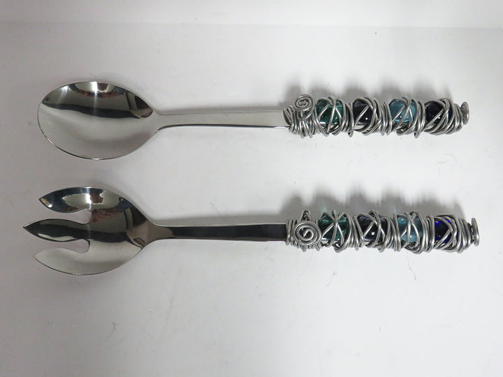 Wire Wrapped Salad Servers