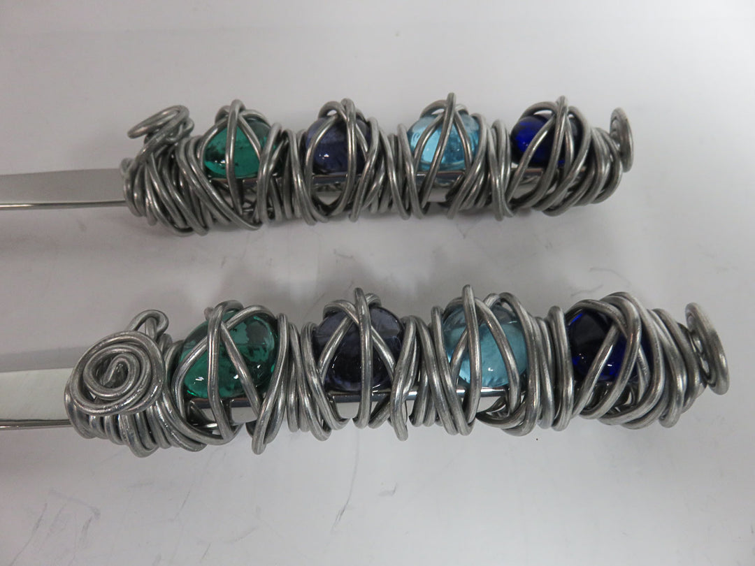 Wire Wrapped Salad Servers