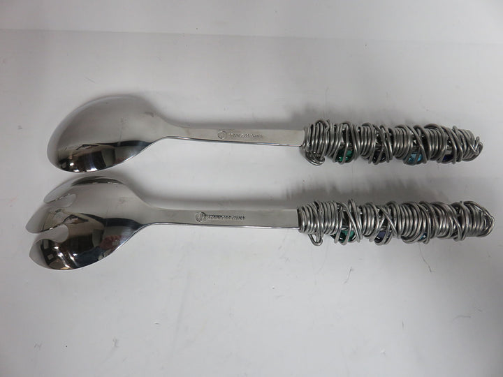 Wire Wrapped Salad Servers