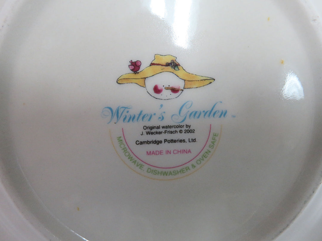 Winter's Garden Plates & Mug Set
