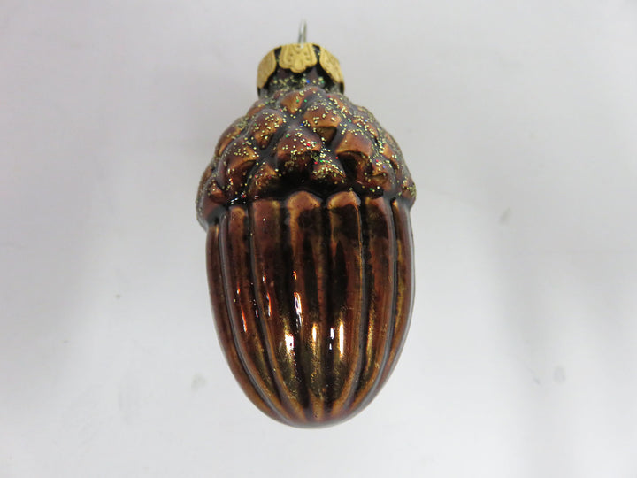 Glass Acorn Ornaments