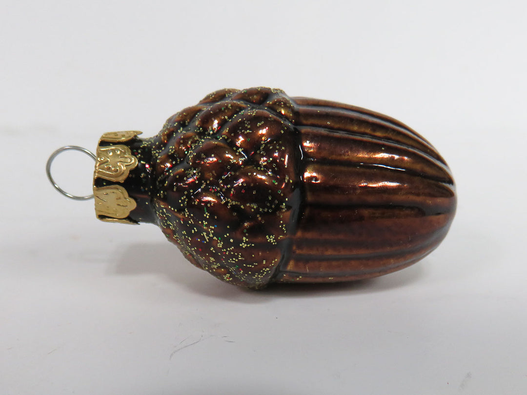 Glass Acorn Ornaments