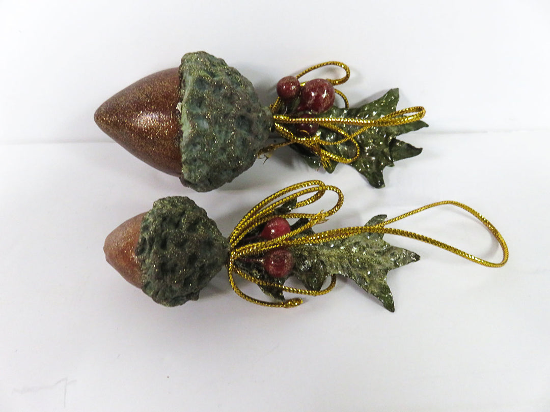 Acorn Ornament Set