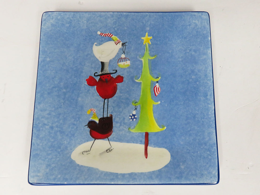 Oneida "Frosty Feather" Plates