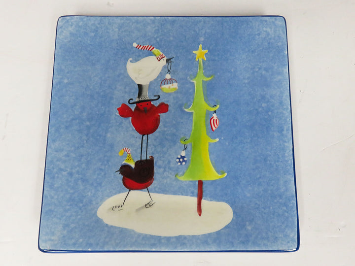 Oneida "Frosty Feather" Plates
