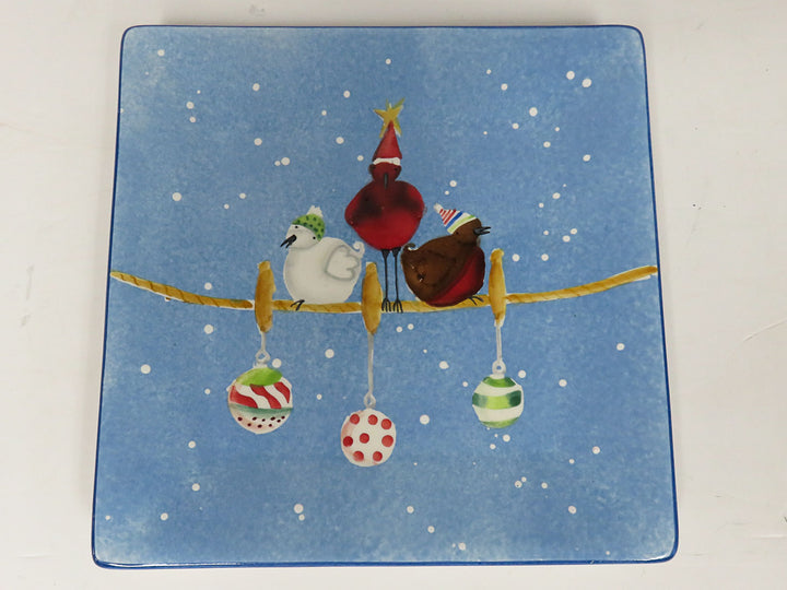 Oneida "Frosty Feather" Plates